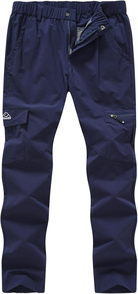 YSENTO Women's Hiking Pants Lightweight Stretch Quick Drying UPF 50 Camping Travel Work Cargo Pants 6 Pockets