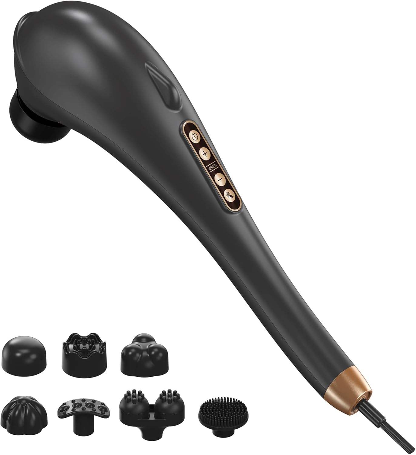 Back Massager, Deep Tissue Massager, Massage Machine for Pain Relief, Hand Held Massage Tool, Electric Percussion Body Relax Machine, Handheld Relaxation Tool