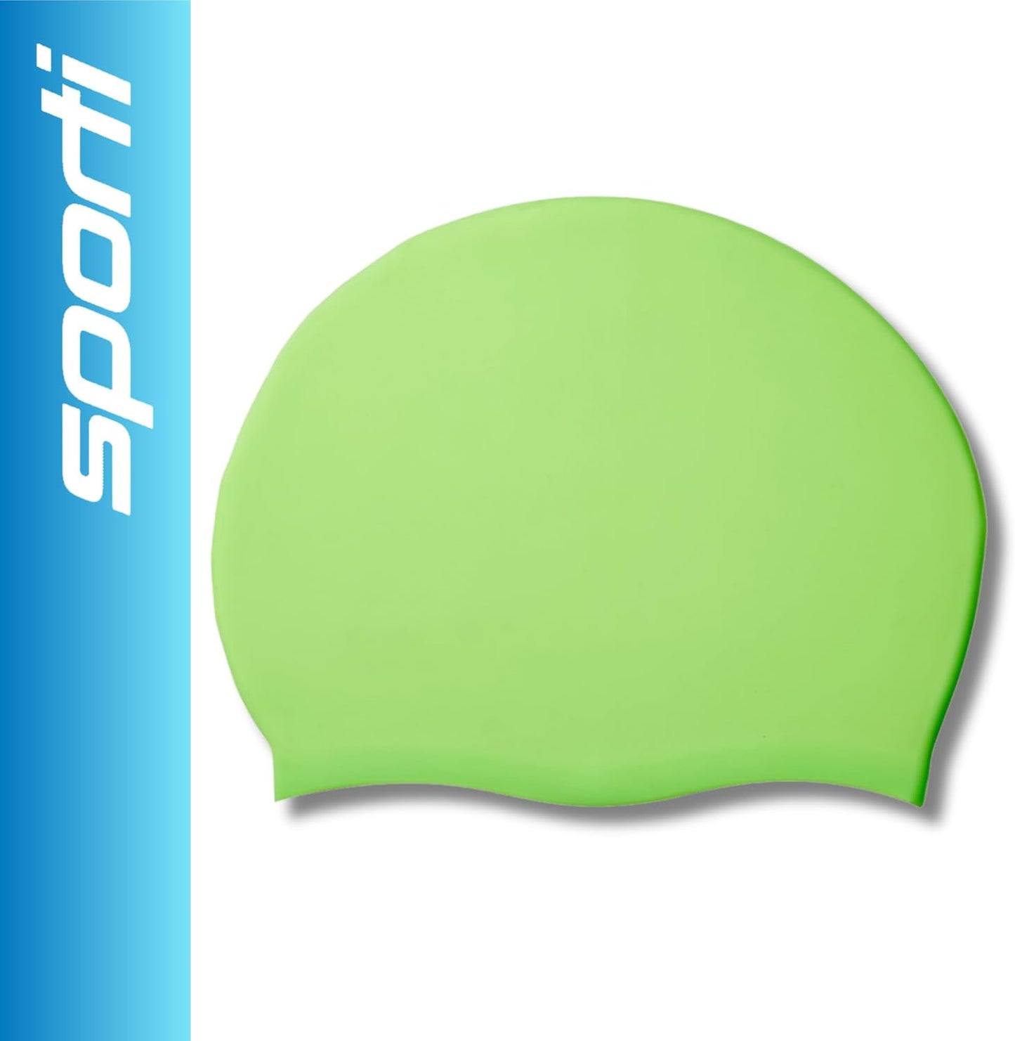 Sporti Silicone Swim Cap for Kids, Unisex Youth Swimming Cap, Protection Bathing Caps for Your Children, Aged 2-10