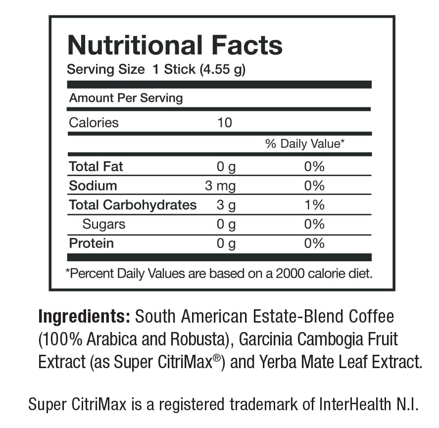 Javita Burn + Control Instant Coffee, Weight Management Herbs: Garcinia Cambogia & Yerba Mate, Slimming Coffee with Help of Exercise, Keto, Dieters Drink, 2 box / 24 (4.55g Sticks), 48 Count