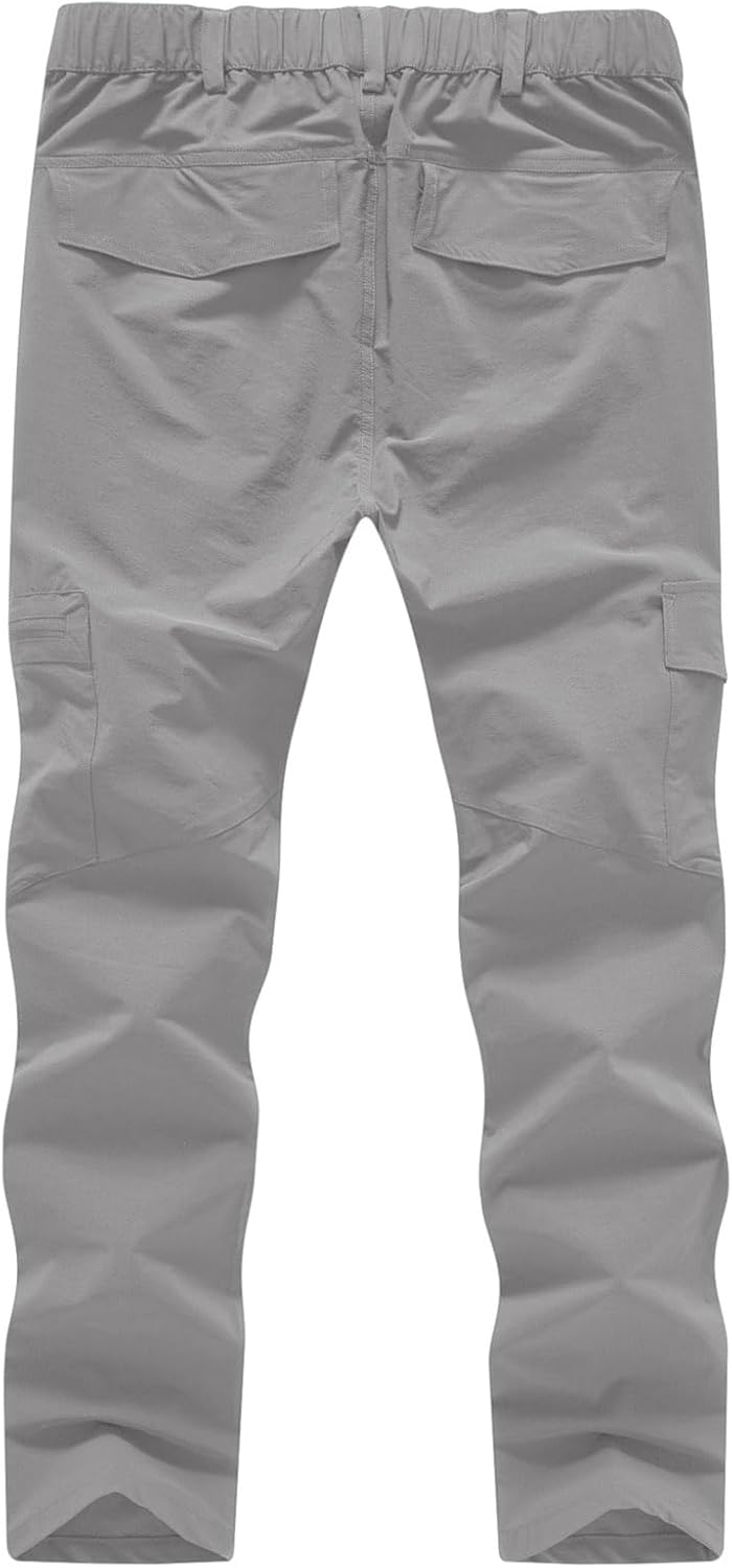 YSENTO Women's Hiking Pants Lightweight Stretch Quick Drying UPF 50 Camping Travel Work Cargo Pants 6 Pockets