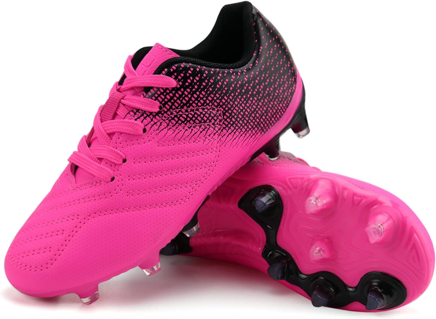 brooman Kids Soccer Cleats Boys Girls Athletic Outdoor Football Shoes