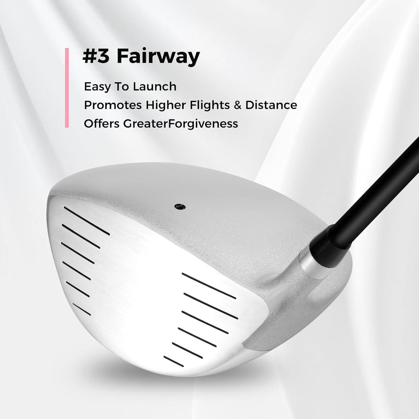 ULTIMATE Women's Complete Golf Club Set, 9/11pcs Right Handed Ladies Golf Clubs Set w/ 460cc Alloy Driver, #3 Fairway Wood, Hybrid, #6/#7/#8/#9/#P Irons & Putter