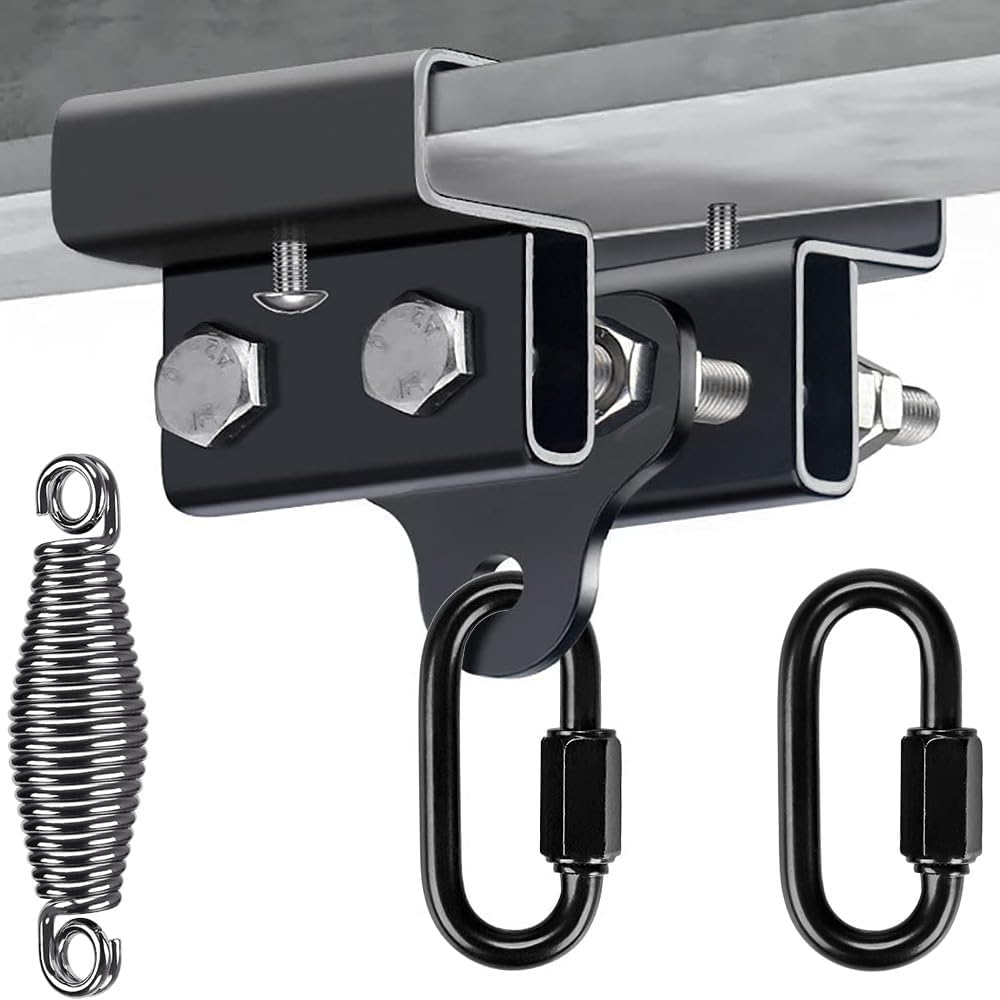 BeneLabel Punching Bag Hanger, Heavy Bag Mount, Boxing Bag Kit, Holder, Wall Mount, Accessories for Beam, 400KG Capacity