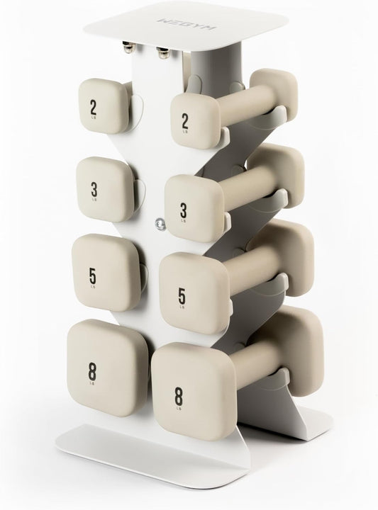 SafeGrip Dumbbells, Anti-Slip, Anti-Roll, Thick Handles, Free Weights, Square Dumbbells for Secure Workouts at Home, Weightlifting, and Personal Training