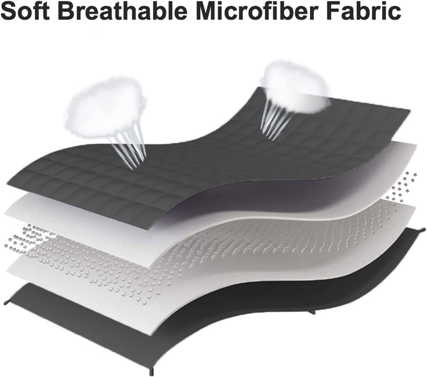 L'AGRATY Weighted Blanket 20lbs 80x87 Cooling Breathable Heavy Blanket with Glass Beads for Adult All-Season