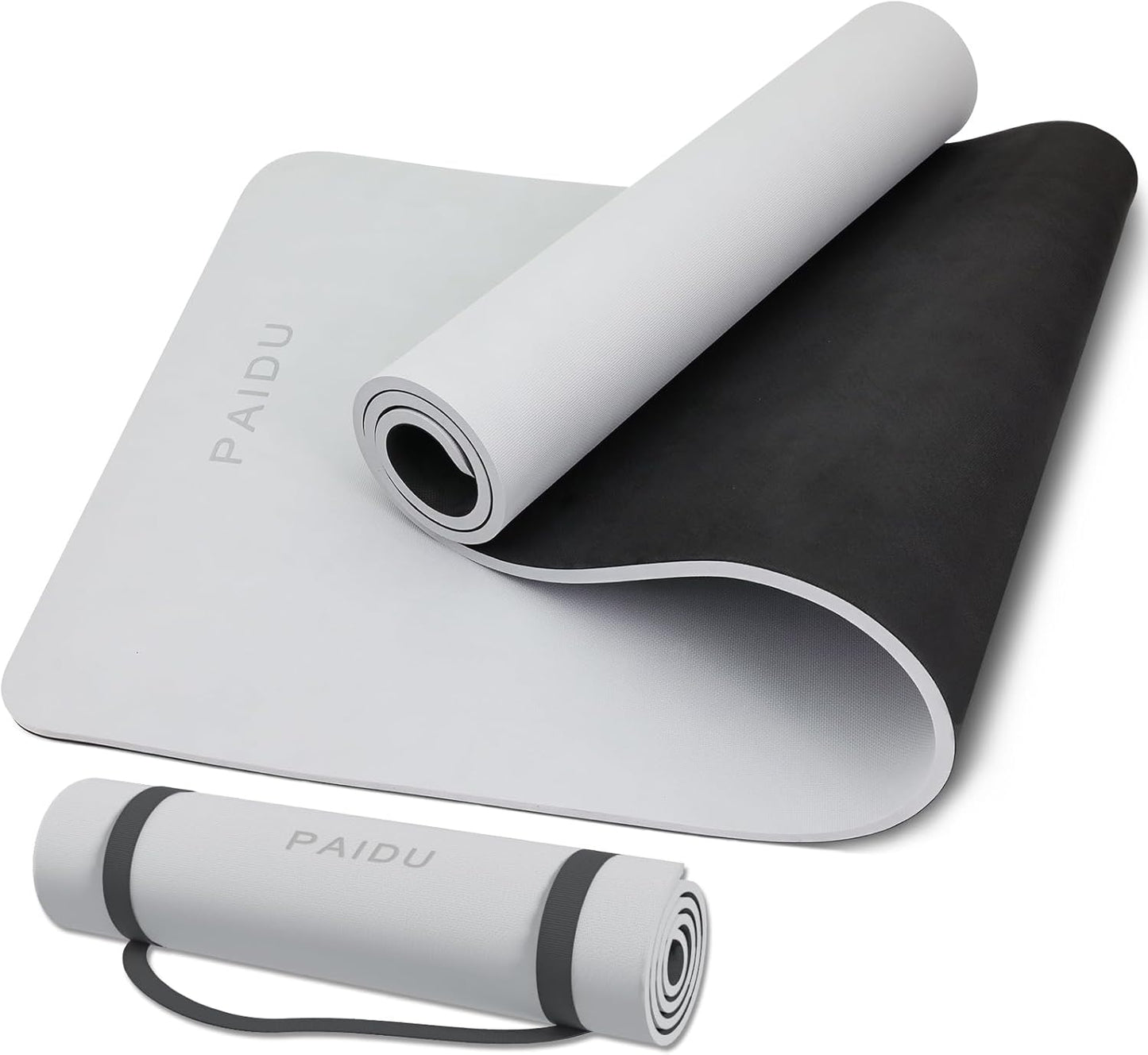 Yoga Mat Non Slip Anti-tear,extra thick-2/5 inch（10MM）High Resiliency Professional POE Yoga Mats for Women Men Kids,72"x24"inch,Workout, Yoga, Pilates and Floor Exercise, with Carrier Strap