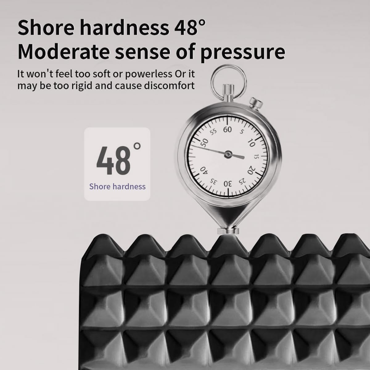 RUNWE Foam Roller with Stand - Roller Foam for Back Pain, 21 inch Trigger Point Deep Tissue Massage, Medium Density Grid Bracket Foam Rollers, Myofascial Release, Relieves Leg Muscle Pain