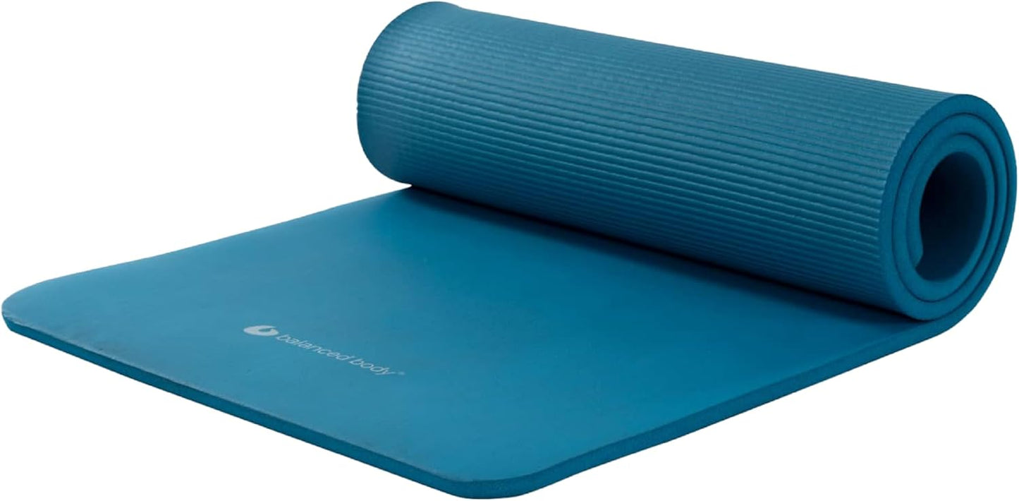 Balanced Body Aeromat Pilates and Yoga Mat for Floor Exercise, Extra-Thick Floor Workout Mat for Pilates or Yoga Exercises and Workouts, Studio or Home Gym Mat