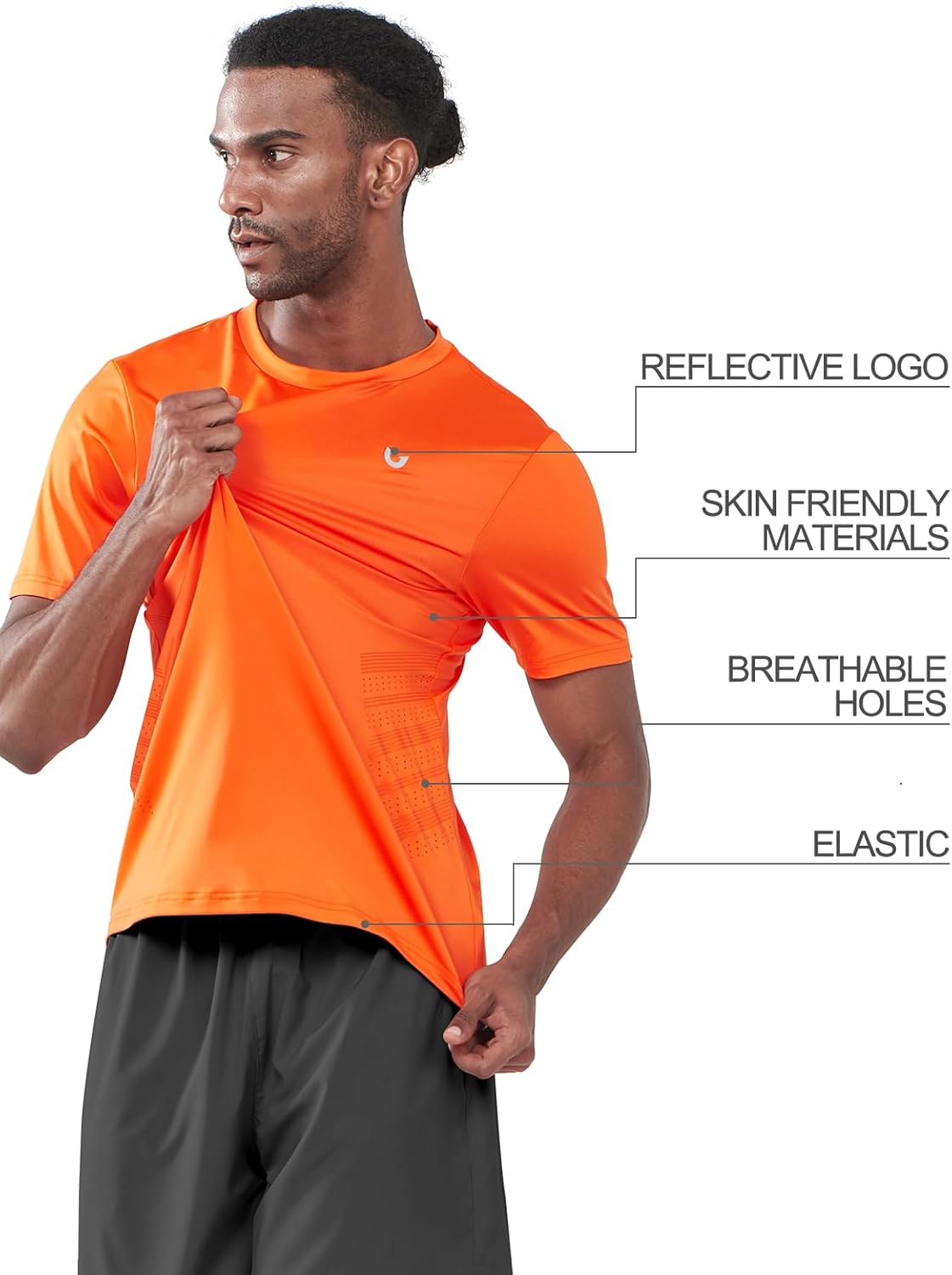 NORTHYARD Breathable 2.0™ Men's Athletic Workout T-Shirt