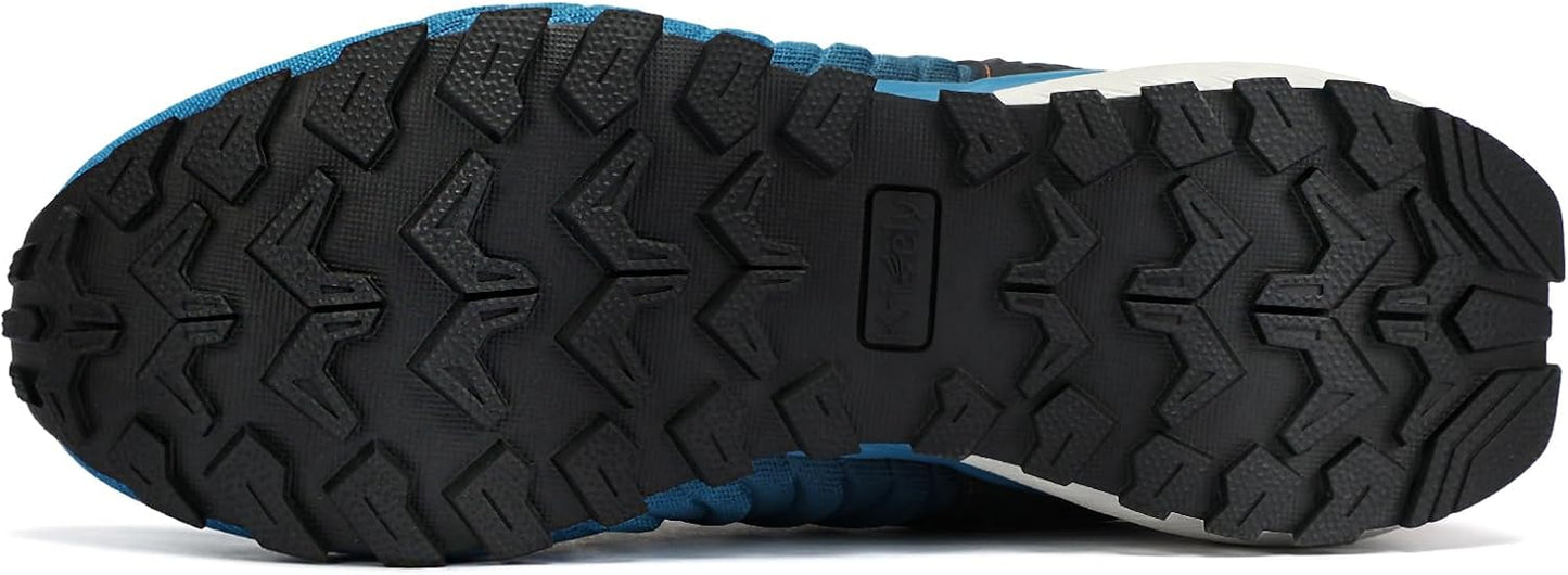 Kricely Men's Walking Shoes Breathable Lightweight Fashion Sneakers Non Slip Sport Gym Jogging Trail Running Shoes