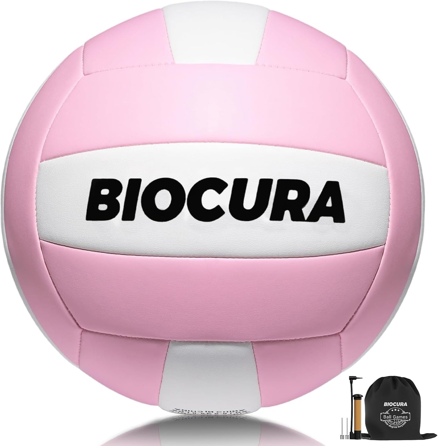 Softy Volleyball, Durable PU Leather,Waterproof Indoor Outdoor Soft Volleyball for Beach Game Gym Training (Official Size 5)