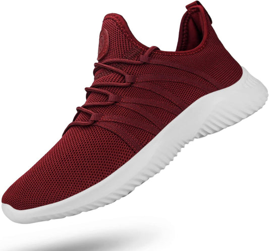 Feethit Mens Slip On Running Shoes Breathable Lightweight Comfortable Fashion Non Slip Sneakers for Men