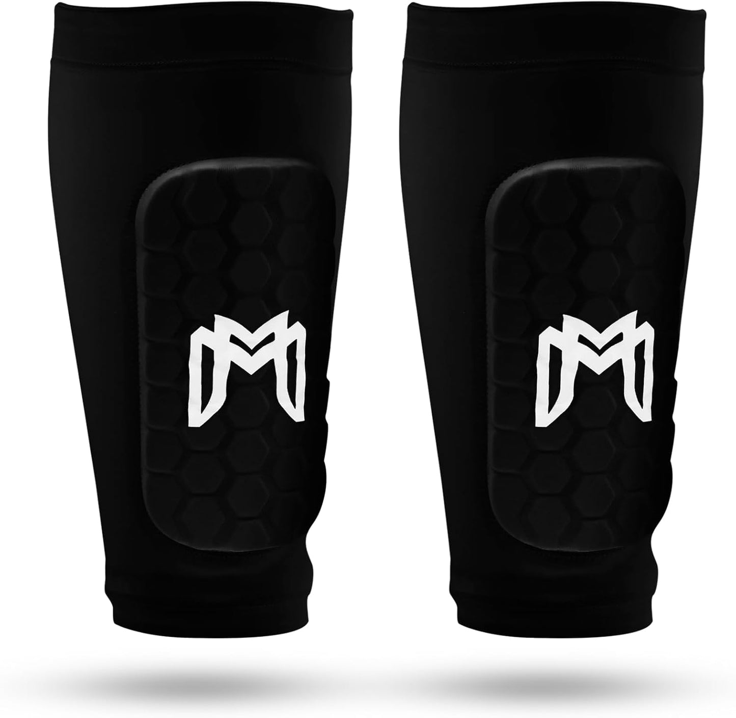 Mini Shin Guards Soccer – Built in Shin Pad Sleeves for Mens, Women, Teens - Small Shin Guards - Lightweight, Breathable Shin Defender Leg Protection