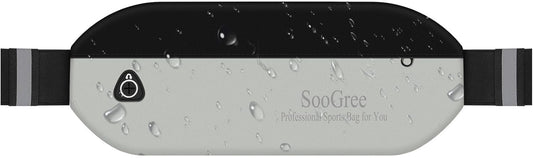 Slim Fanny Packs for Women Men,Waterproof Waist Pack with Reflective Strip Adjustable Strap,Running Belt for Sports Workout Cycling Hiking, Casual Hands-Free Wallets Phone Bag (Style 1)