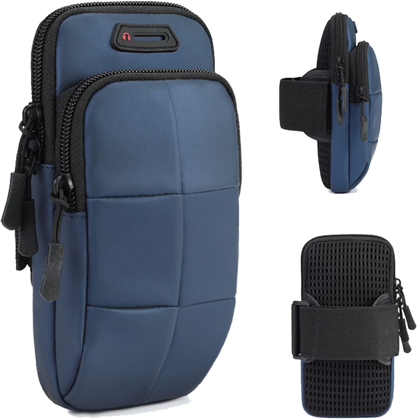 Phone Holder, Arm Bands for Workout, Use for Running, Walking, Hiking & Biking (Blue)