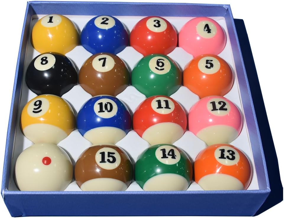 East Eagle Billiard/Pool Balls, Complete 16 Balls Set