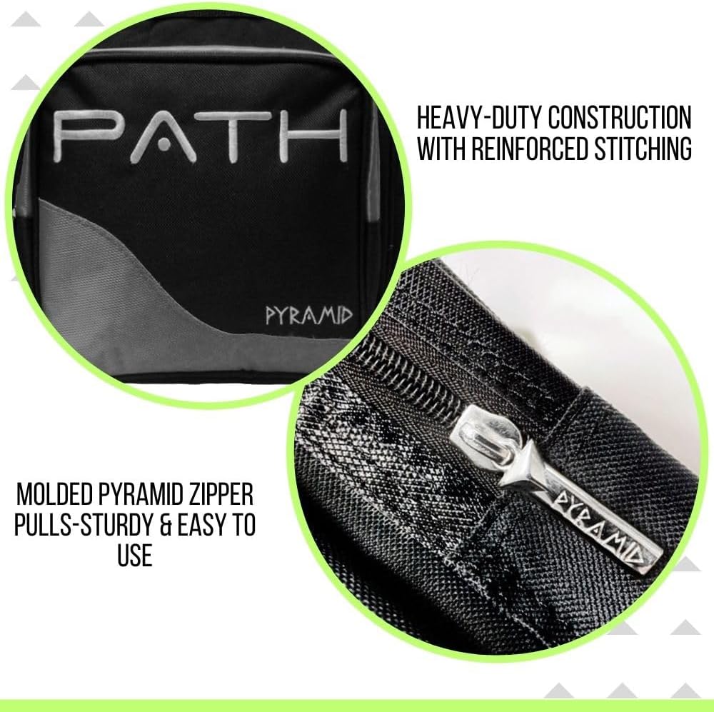 Pyramid Path Pro Deluxe Single Bowling Ball Tote - Holds One Ball, One Pair Shoes Up to Mens 15