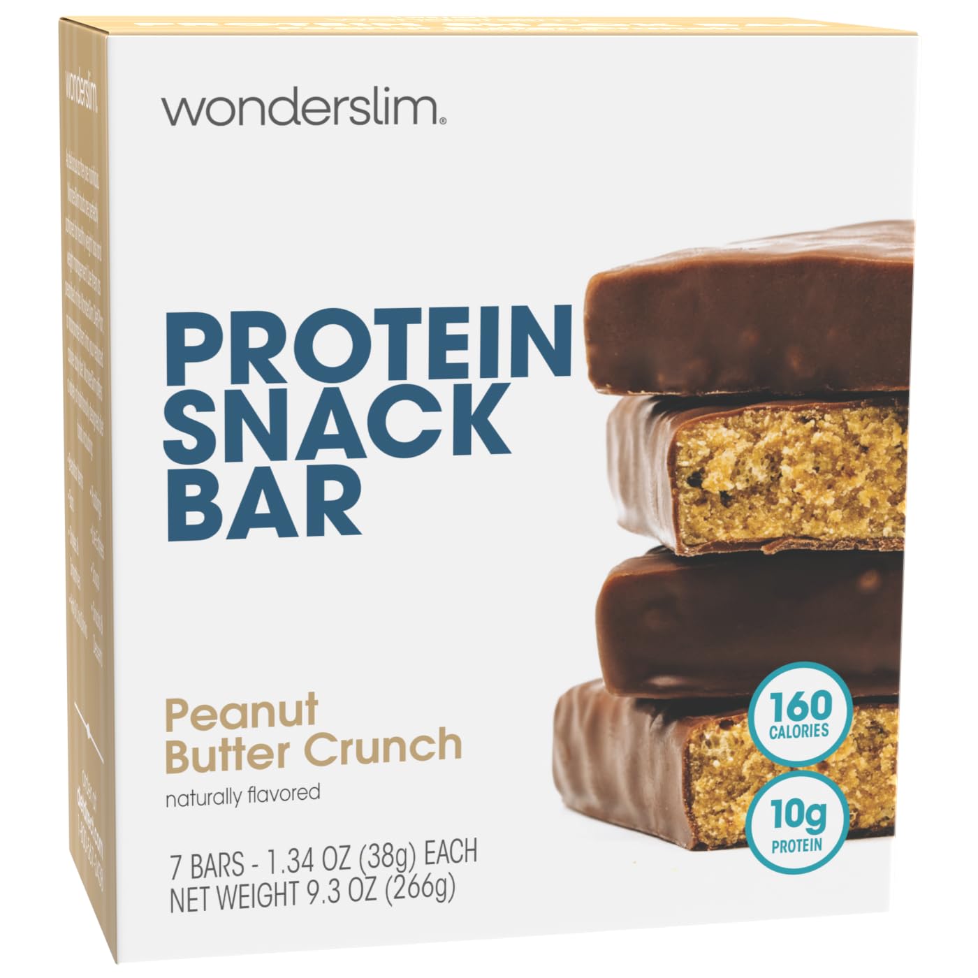 WonderSlim Protein Snack Bar, Peanut Butter Crunch, (7ct)