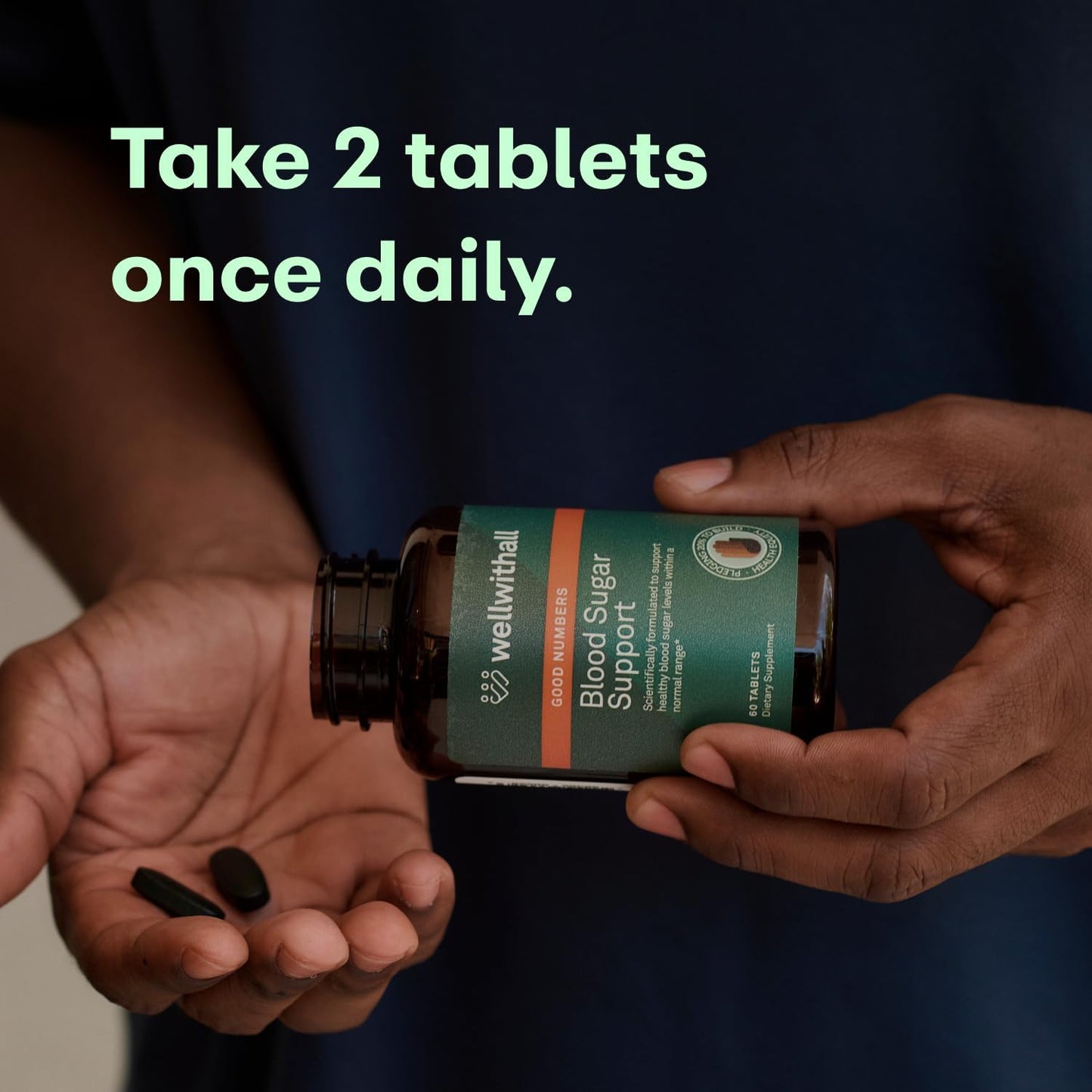 Glucose Metabolism & Wellness Supplement with Berberine | Supports Energy Balance & Healthy Weight | Natural Metabolic Health Formula – 60 Tablets