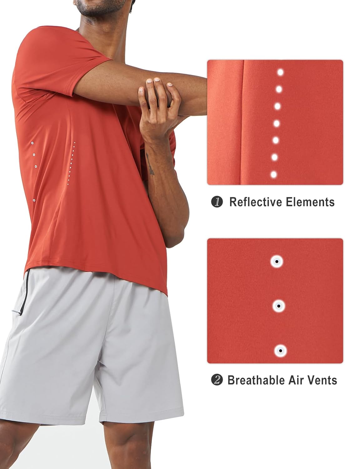 NORTHYARD Mens Athletic Shirts Short Sleeve Gym Workout Running Training Sports Performance T Shirt Basic Tee for Men