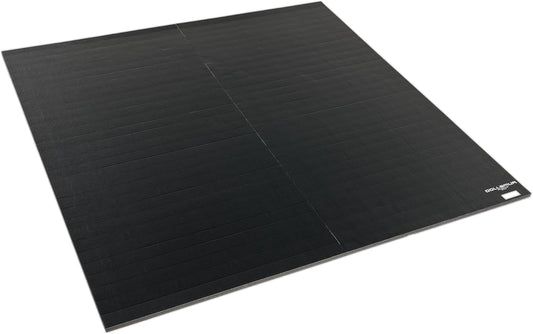 Dollamur 10’x10’x1.25” Wrestling Mat, Black, Home Workouts, Exercise
