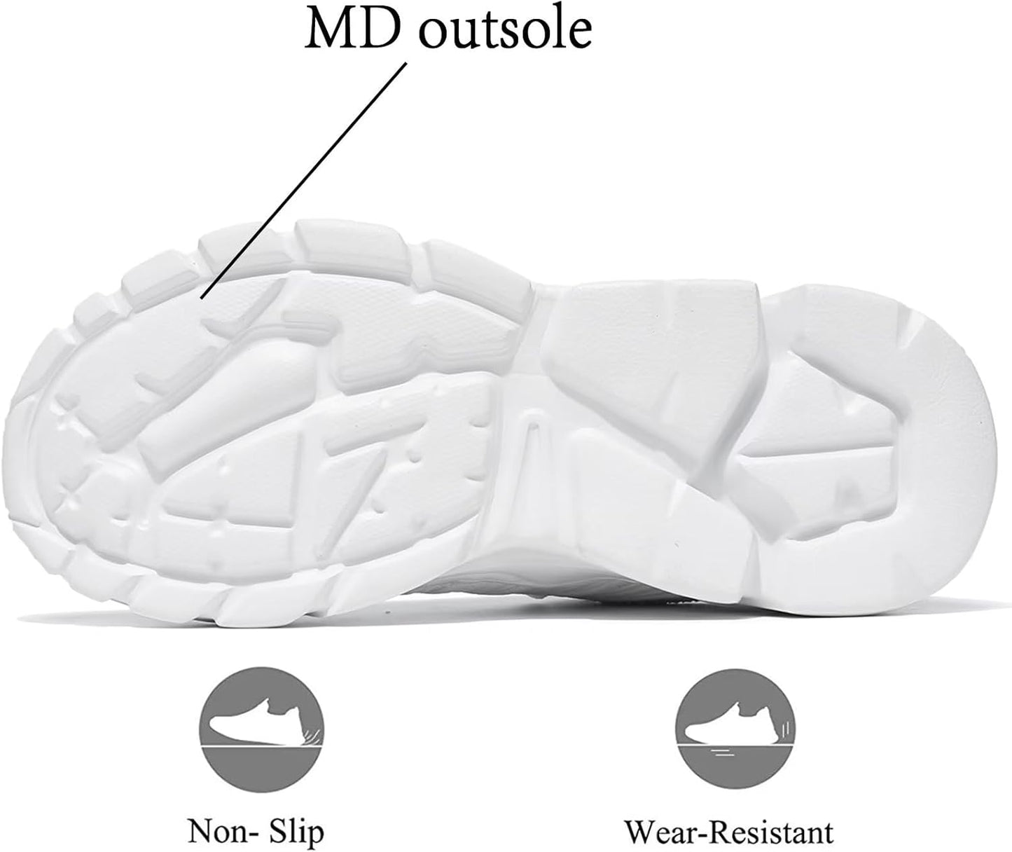 Mens Slip On Running Shoes Athletic Walking Trainers Lightweight Breathable Mesh Tennis Sneakers