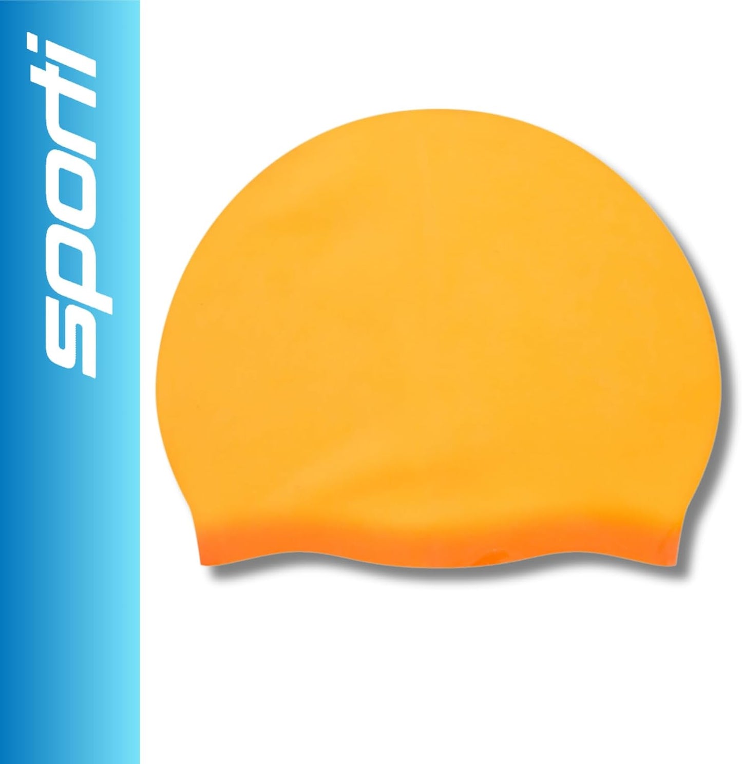 Sporti Silicone Swim Cap for Kids, Unisex Youth Swimming Cap, Protection Bathing Caps for Your Children, Aged 2-10