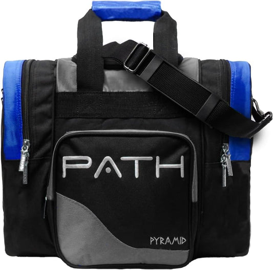 Pyramid Path Pro Deluxe Single Bowling Ball Tote - Holds One Ball, One Pair Shoes Up to Mens 15