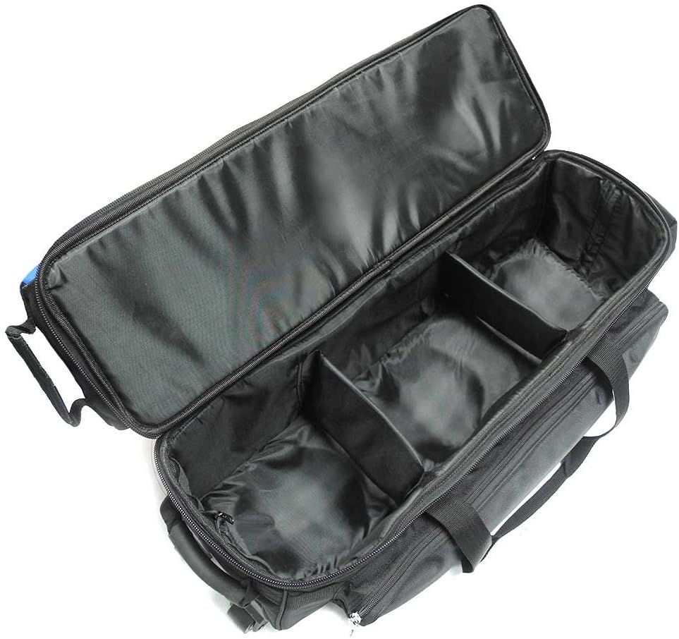 Pyramid Path Triple Tote Roller Plus Bowling Bag with Detachable Shoe Bag (Fits US Mens Size 15), Accessory and Side Pocket, Lightweight Travel Design