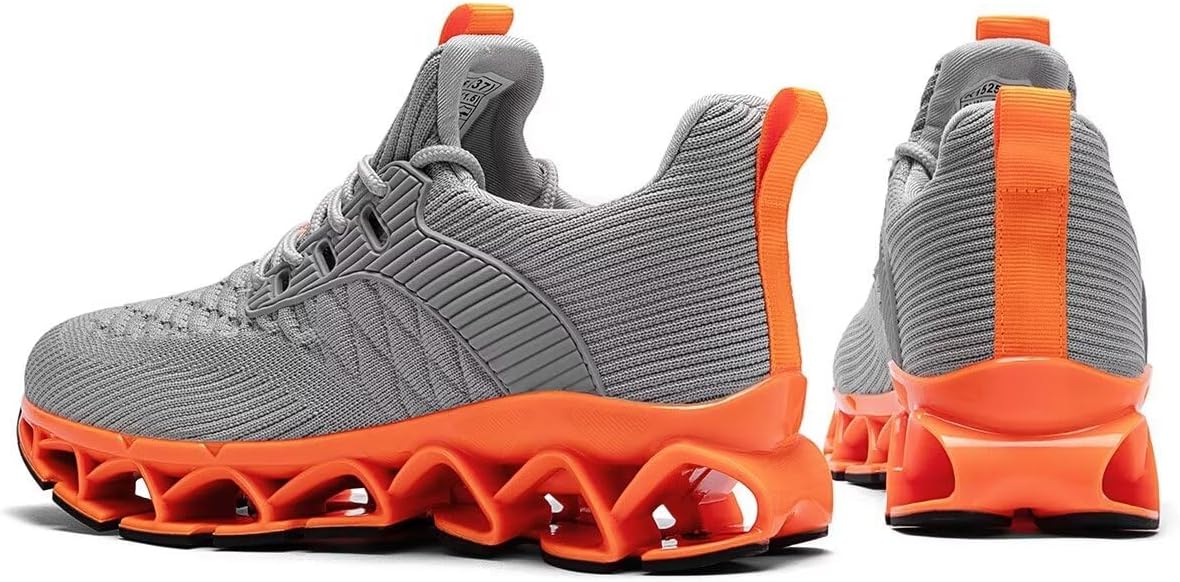 Mens Slip on Walking Running Shoes Blade Tennis Casual Fashion Sneakers Comfort Non Slip Work Sport Athletic Trainer