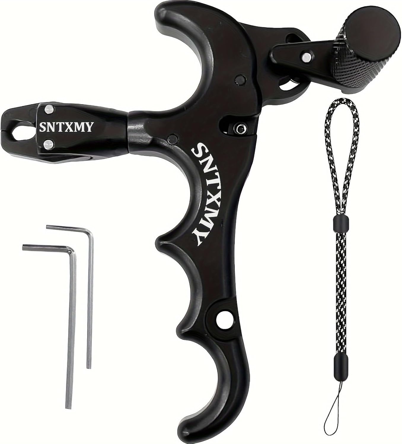 Bow Release for Compound Bow 360° Rotatable Thumb Release for Compound Bow Archery Trigger Release