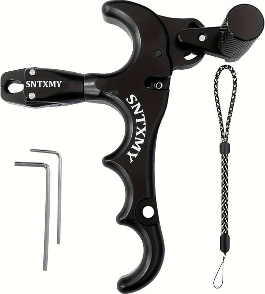 Bow Release for Compound Bow 360° Rotatable Thumb Release for Compound Bow Archery Trigger Release