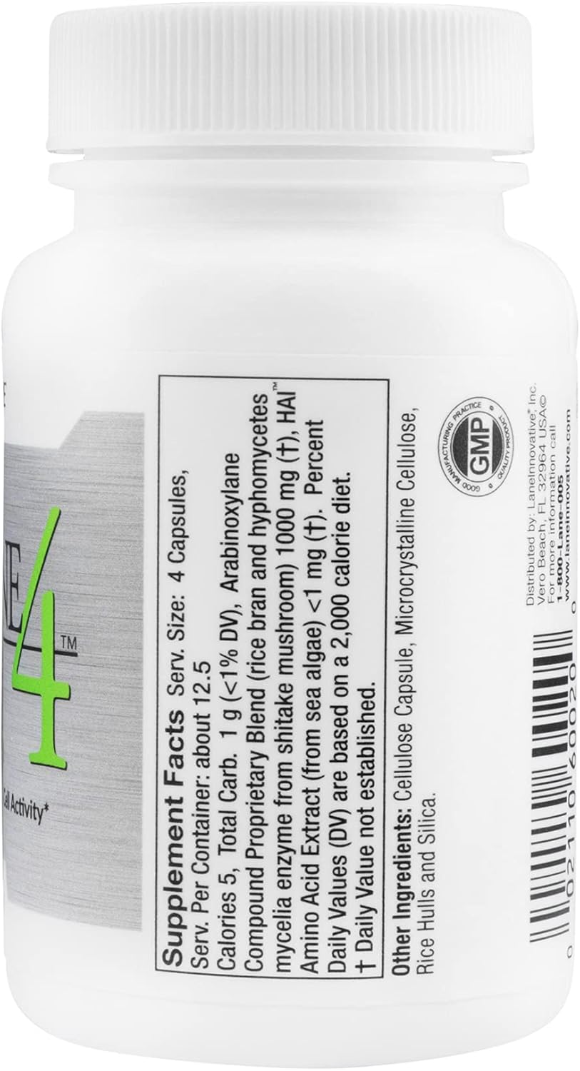 Lane Innovative - Noxylane 4, Supports Immune Protection, Supports Peak NK Cell Activity and T and B Cell Defense (25 Servings) | 2-Pack