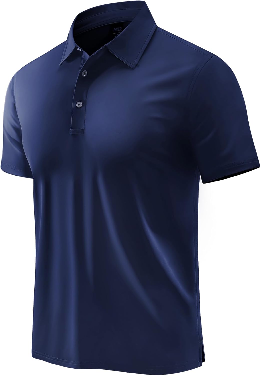 MIER Polo Shirts for Men Short Sleeve Dry Fit Performance Golf Tennis Active Collared Shirts, UPF 50+ Sun Protection
