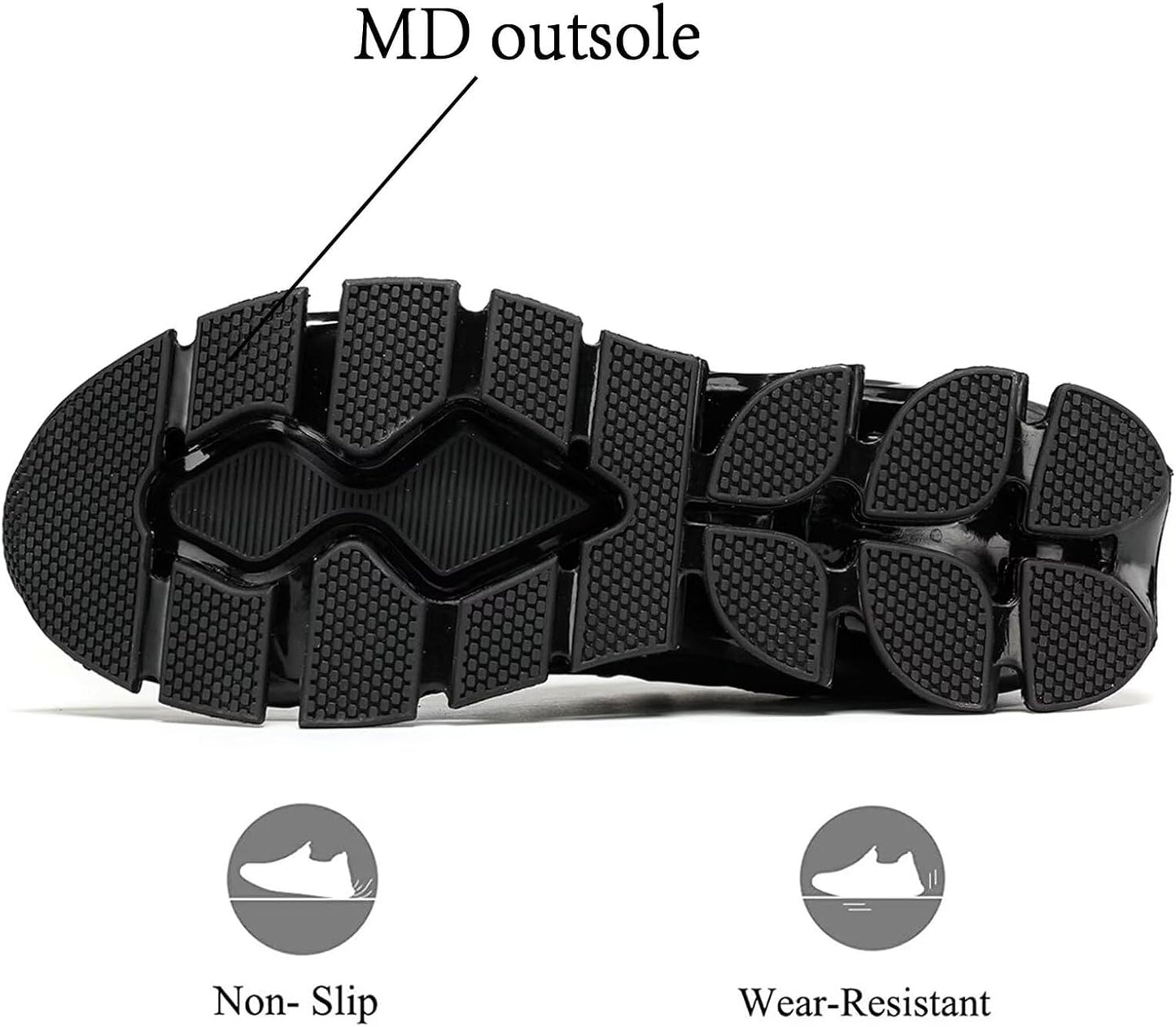 Vooncosir Men's Fashion Sneakers Breathable Mesh Running Shoes Blade Non Slip Soft Sole Casual Athletic Walking Shoes