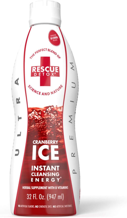 Rescue Detox ICE - Cranberry Flavor - 32oz | Maximum Strength