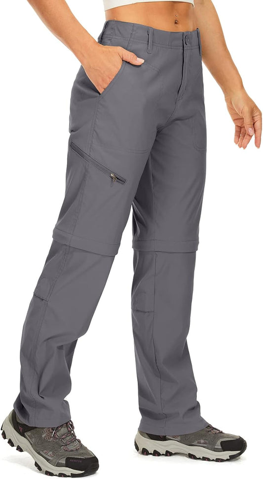 Women's Hiking Pants Convertible Zip Off Lightweight Quick Dry Outdoor Travel Camping Safari fising Pants