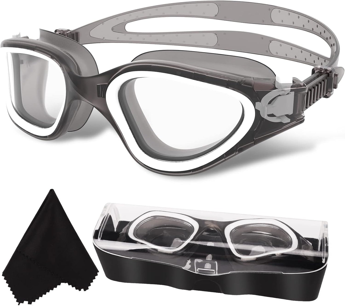 WIN.MAX Polarized Swimming Goggles Swim Pool Goggles Anti Fog Anti UV No Leakage Clear Vision for Men Women Adults Teenagers