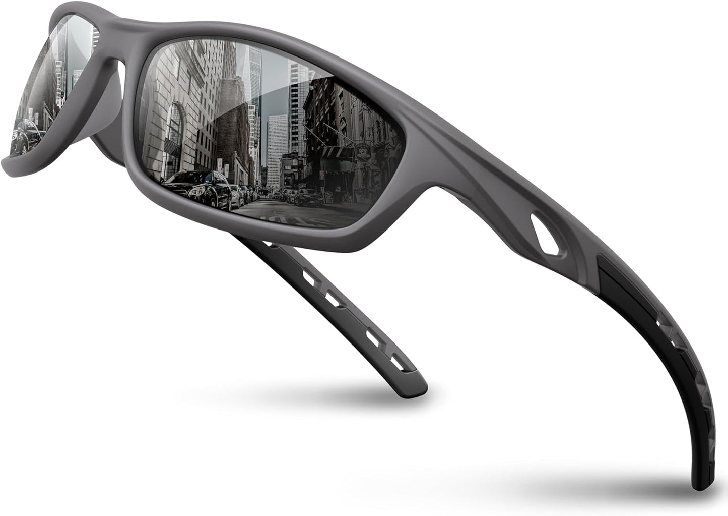 RIVBOS Sunglasses for Men Women Polarized UV Protection Sports Fishing Driving Shades Cycling RB833