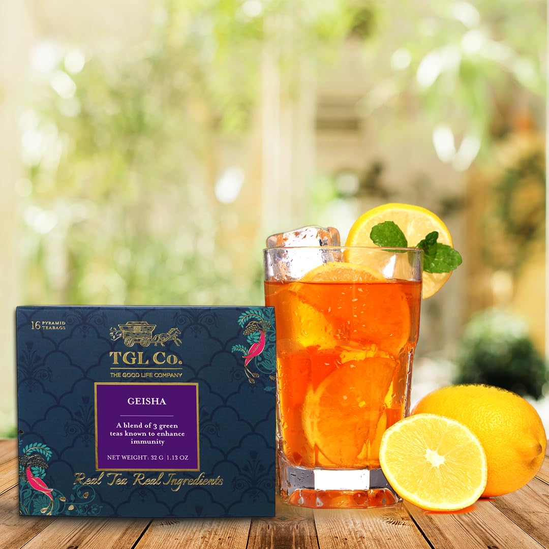 TGL Co. Green Tea | Sip it Hot or Iced | Soothes Digestion, Cleansing & Refreshing (Geisha tea)