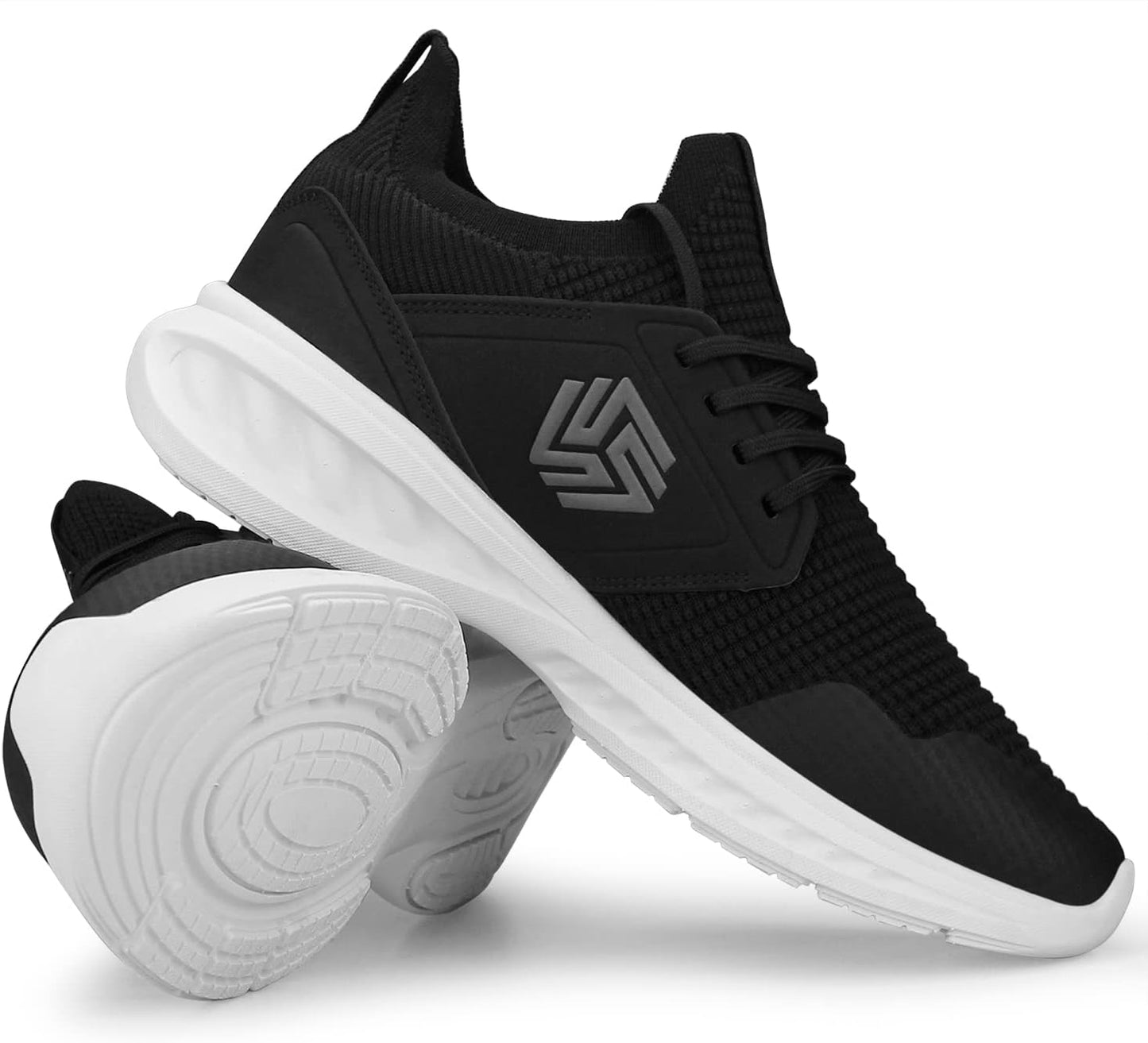 Mens Slip On Walking Shoes Non Slip Running Shoes Breathable Workout Shoes Lightweight Gym Sneakers