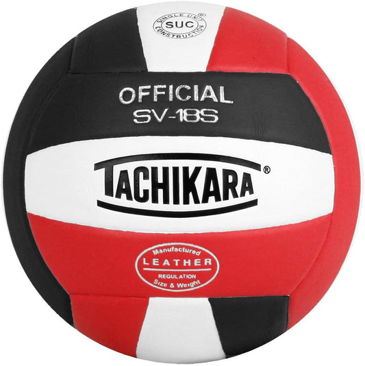 Tachikara Institutional Quality Composite Leather Volleyball, Royal-White