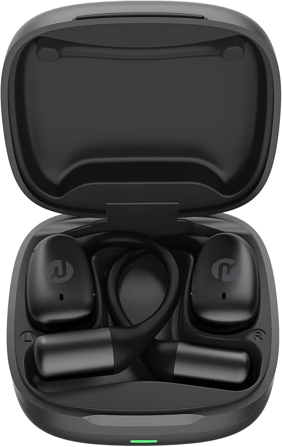 Raycon Essential Open Earbuds – True Wireless Open Ear Bluetooth 6.0 Headphones, Ultra-Lightweight, Comfort Hook Design, IPX5 Water Resistant, 36 Hours of Battery Life (Black)
