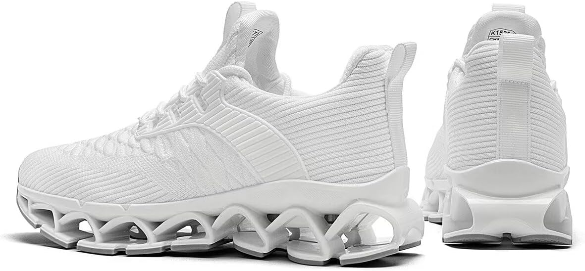 Mens Slip on Walking Running Shoes Blade Tennis Casual Fashion Sneakers Comfort Non Slip Work Sport Athletic Trainer