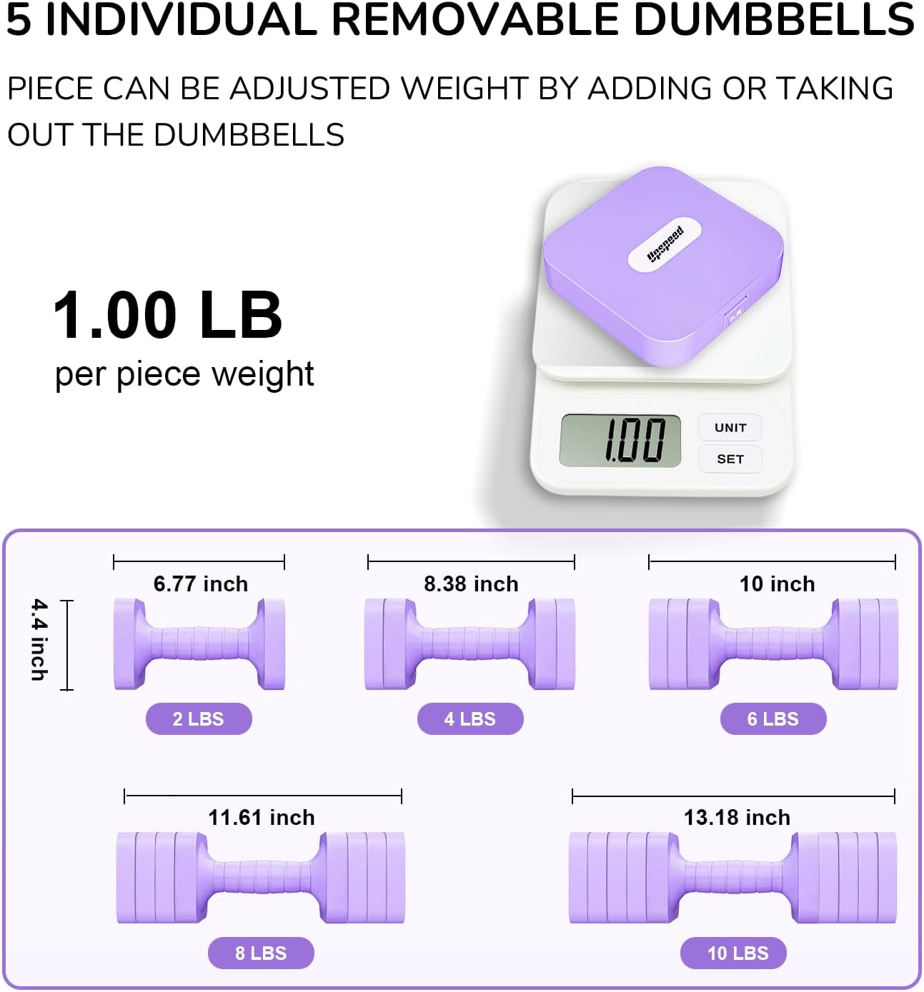 Adjustable Dumbbell Set for Women Men 16LB 20LB Hand Weights Dumbbells Sets Woman Exercise Fitness dumbbell Adjust dumbbells set of 2 for Home Gym Workout Strength Training Equipments