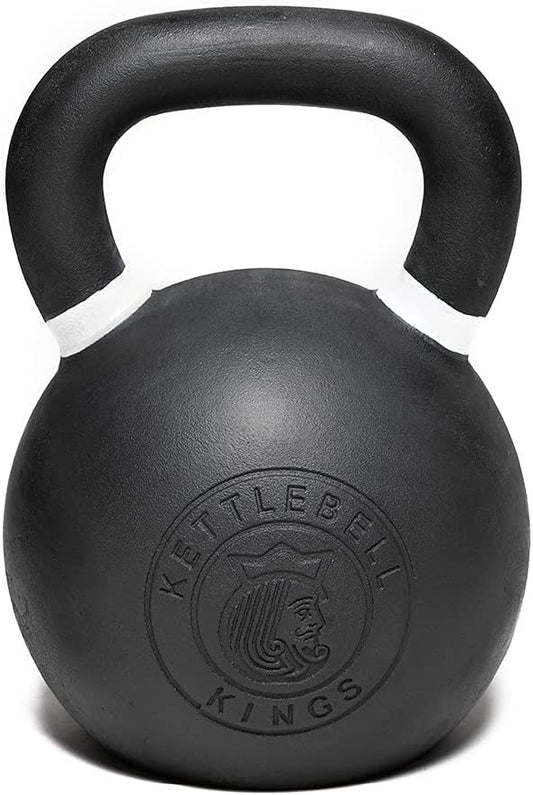 Kettlebell Kings Powder Coated Kettlebell Weights - 9-97 lb Strength Training Kettlebells for Men and Women - Hand Weights Workout Gym Equipment - Weights Set for Home Gym- New
