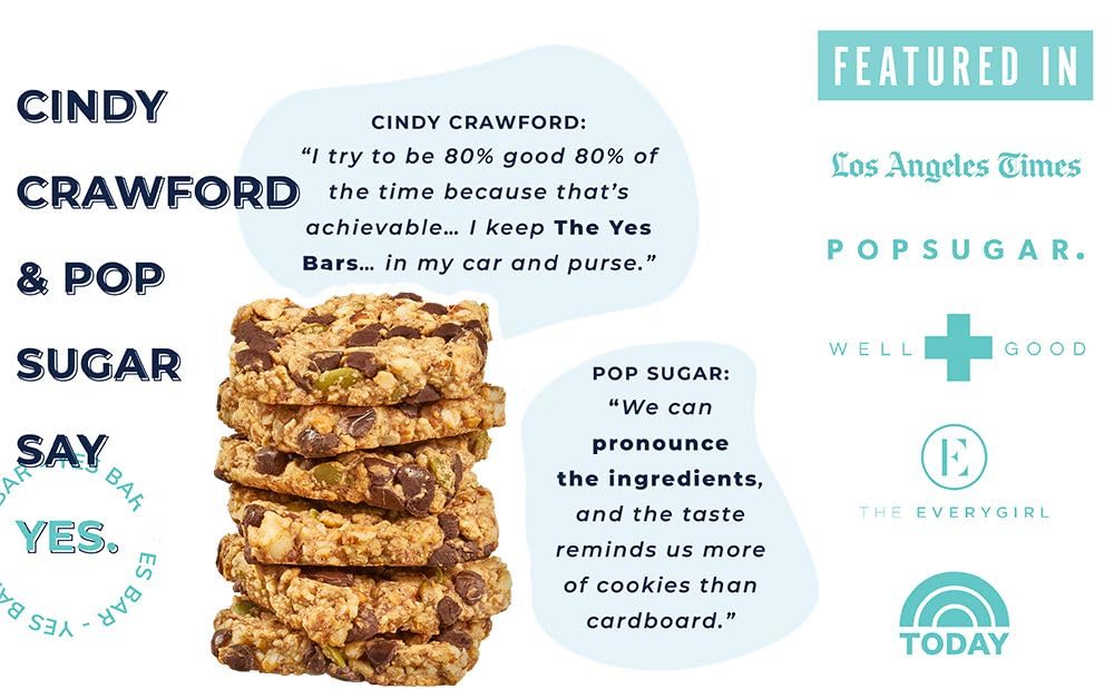 The YES Bar – Salted Maple Pecan – Plant Based Protein, Decadent Snack Bar – Vegan, Paleo, Gluten Free, Dairy Free, Low Sugar, Healthy Snack, Breakfast, Low Carb, Keto Friendly (24 Count)