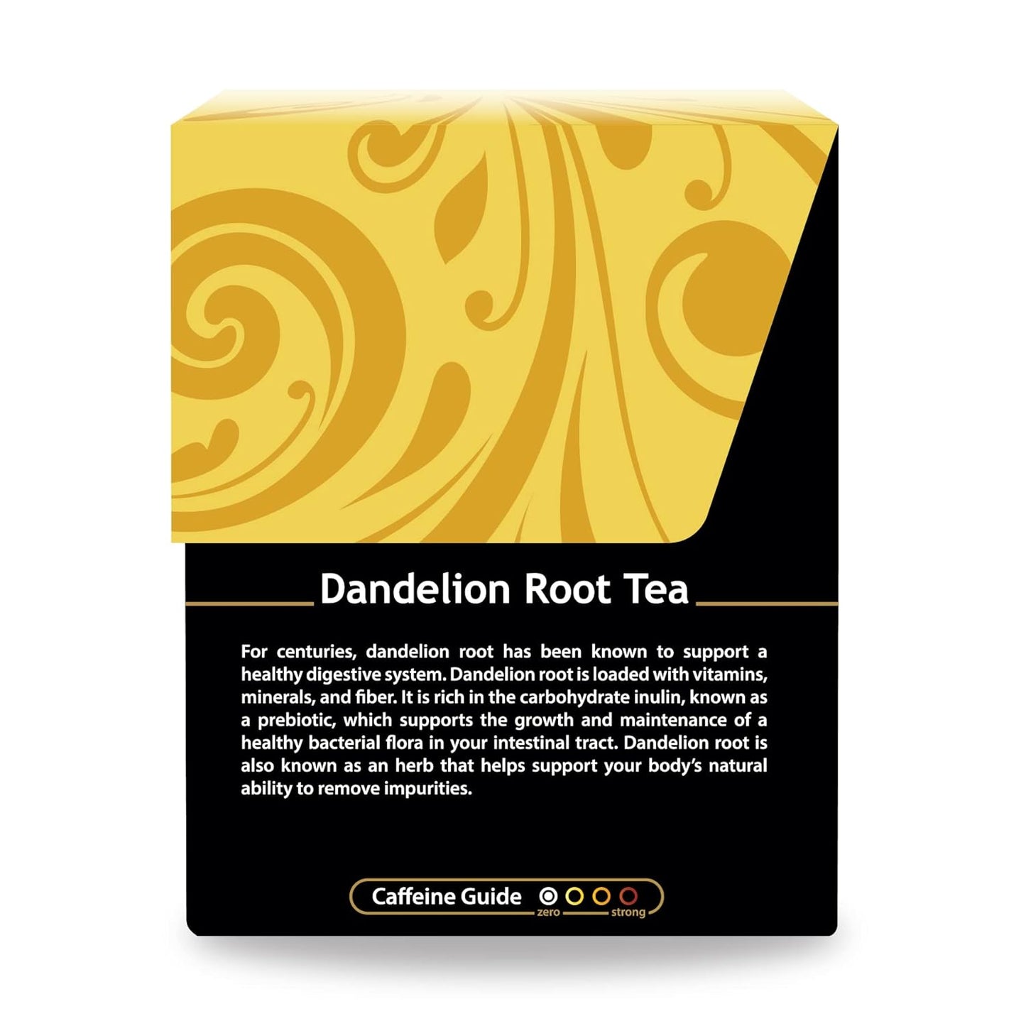 Buddha Teas Organic Dandelion Root Tea – 18 Bleach-Free Tea Bags – Caffeine-Free Tea with a Rich, Earthy Taste, Natural Source of Vitamins, Minerals, and Antioxidants, Kosher, GMO-Free