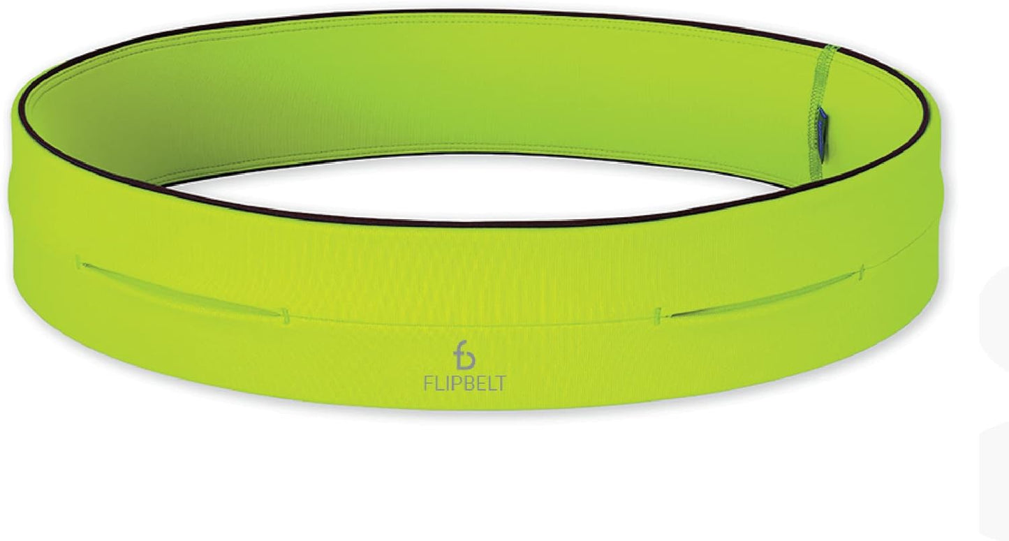 FlipBelt Classic Running Belt, Running Fanny Pack for Women and Men, USA Company